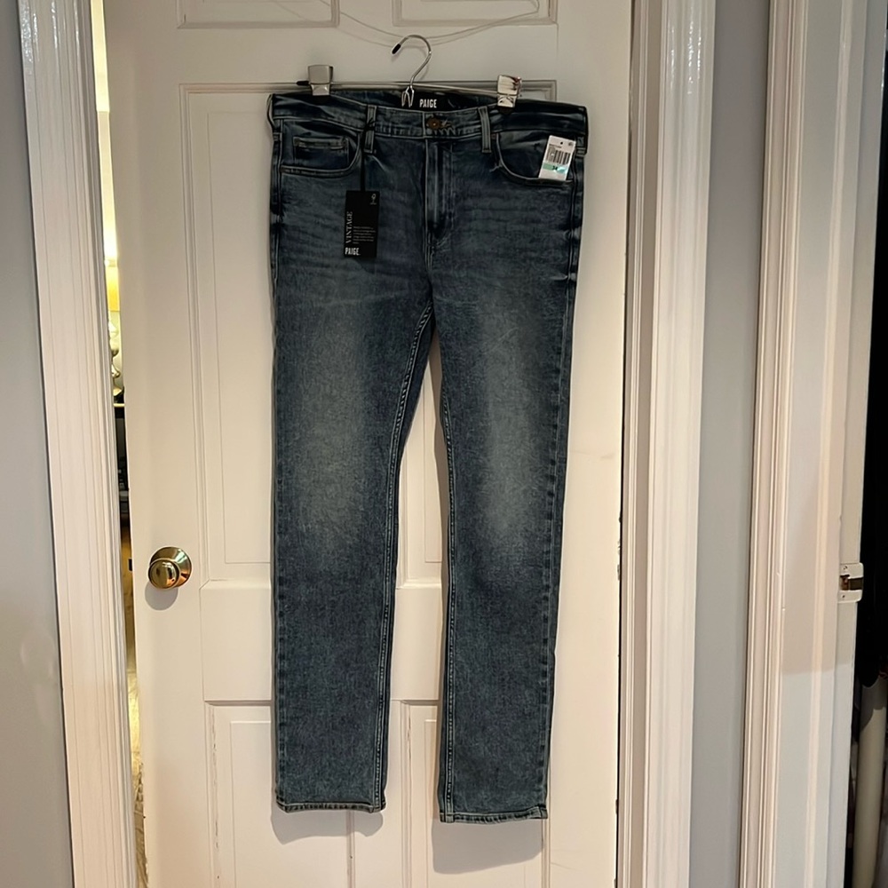 NWT, men’s PAIGE jeans size 34X 32